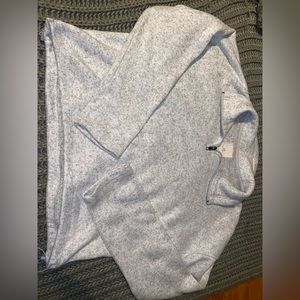 This is a quarter zip perfect for a chilly day !